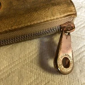 Mulberry | Bags | Mulberry Zip Zippy Leather Long Wallet  display picture 1